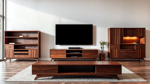 Découvrez nos meubles TV en bois pour un intérieur moderne
