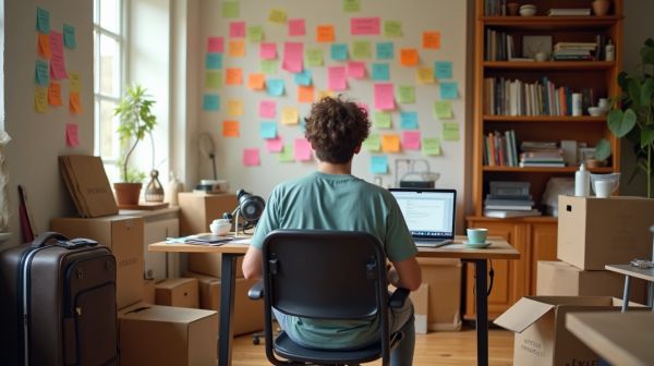 Déménager seul pour la première fois : checklist et organisation
