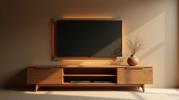 Un meuble TV en bois pour un style unique et moderne